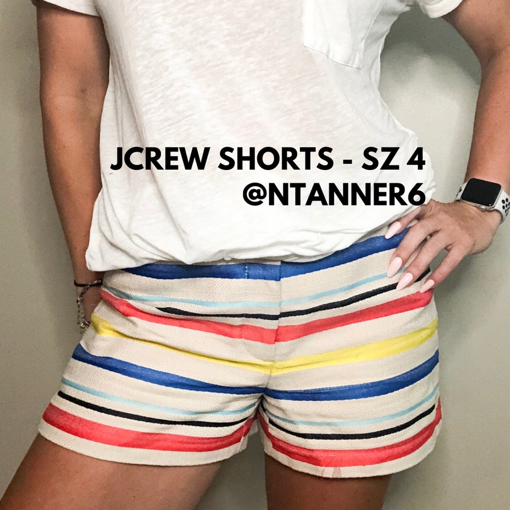 JCREW multi colored shorts